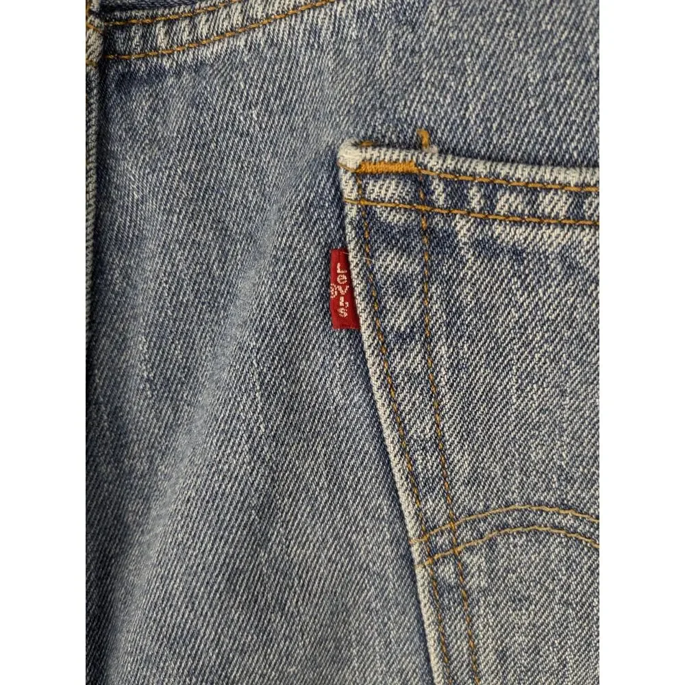 Levis 550 Jeans Relaxed Fit 36x31 Blue Tapered Denim Y2K Distressed Medium Wash
